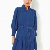 Drena Solid Linen Dress